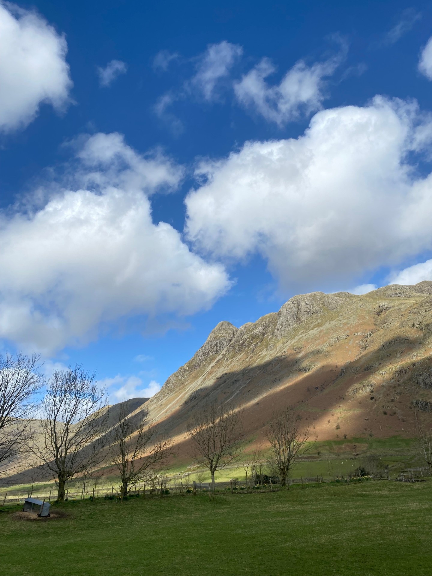 Pike O'Stickle with blue sky