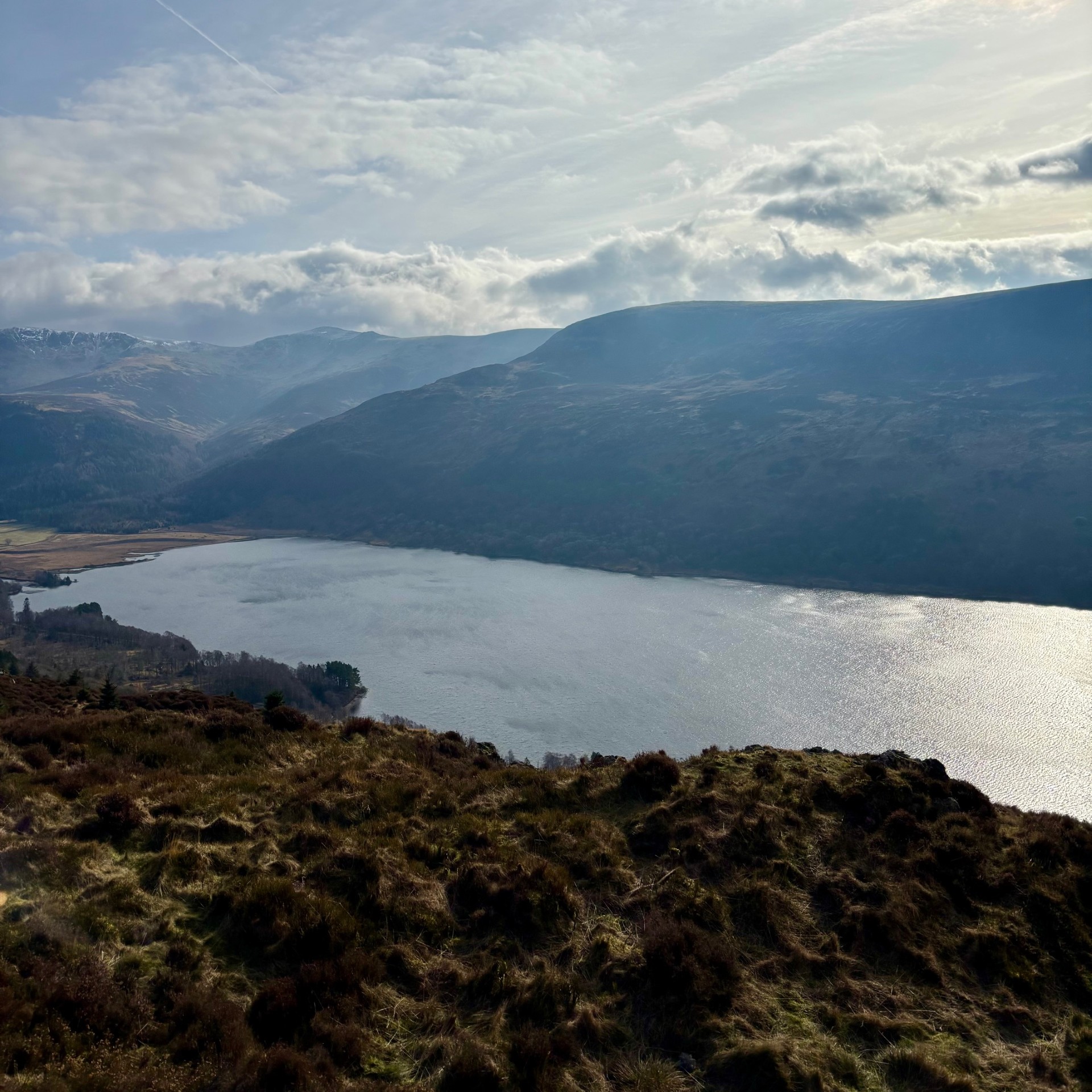 A view from Bowness Knott fell looking over Ennerdale Water