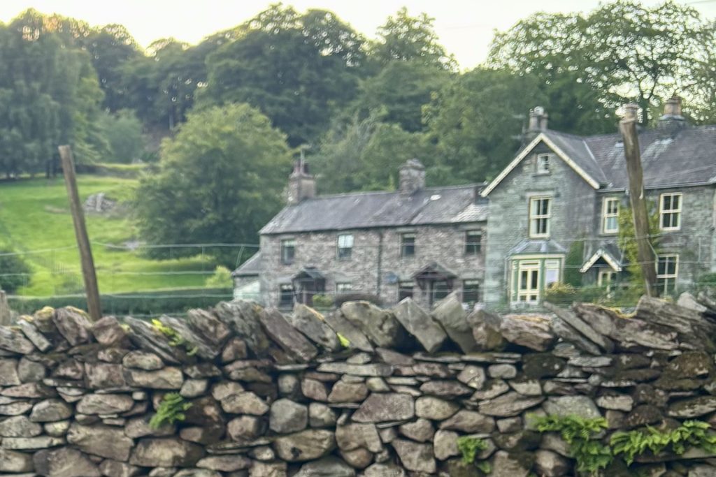 Slate Cottages in Grasmere, The Lake District