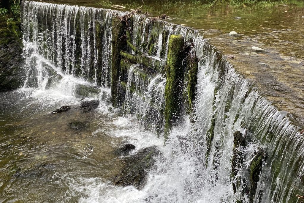 Stock Ghyll Waterfalls, in Ambleside, Cumbria.